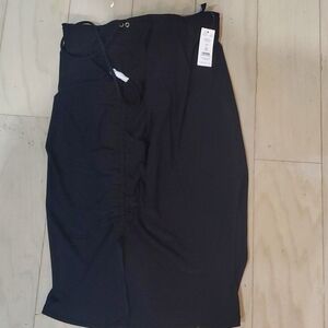 WHBM Skirt with Adjustable Asymmetrical Ruching XS